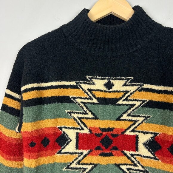 Panhandle Southwestern Aztec Sweater Boho Size Small Women's - Picture 3 of 5